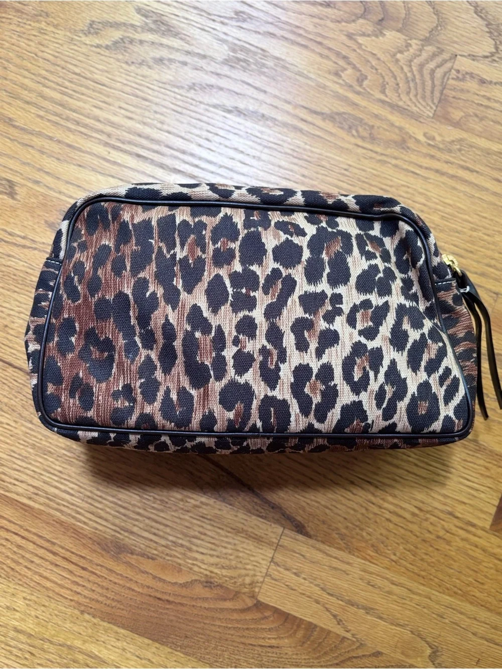 Dolce & Gabbana Leopard Animal Print Cosmetic Makeup Bag Authenticity Card